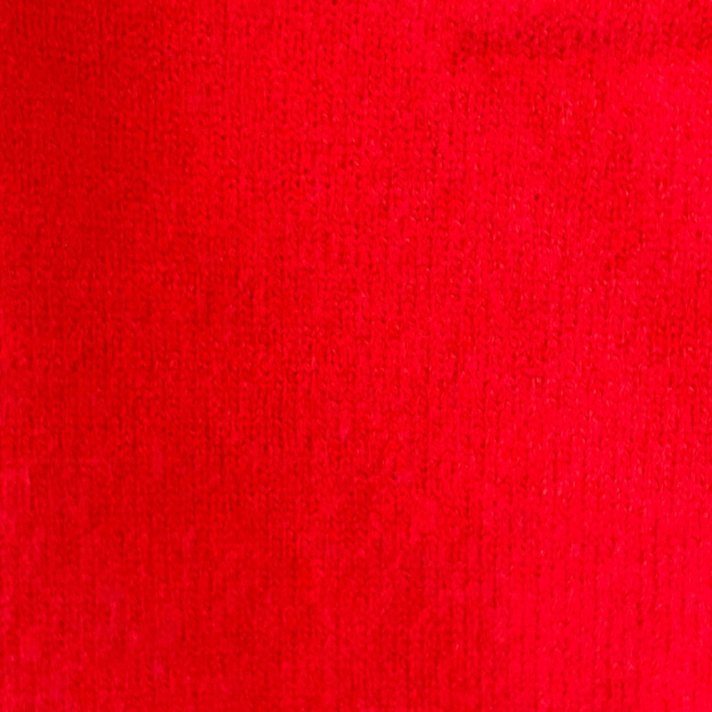 Red Zipper Sweater - Picture 5 of 6